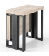 Mesa Consola Extensible Patas Metálicas Sonoma  |SAYEZ|