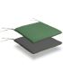 Pack 2 Cojines Silla Reversible Gris/Verde |SAYEZ|