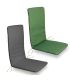 Pack 2 Cojines Sillón Posiciones Reversible Verde/Gris |SAYEZ|
