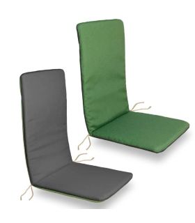 Pack 2 Cojines Sillón Posiciones Reversible Verde/Gris |SAYEZ|