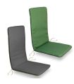 Pack 2 Cojines Sillón Posiciones Reversible Verde/Gris |SAYEZ|