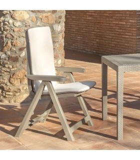 Pack 2 Cojines Sillón Posiciones Reversible Taupe/Beige |SAYEZ|