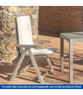 Pack 2 Cojines Sillón Posiciones Reversible Taupe/Beige |SAYEZ|