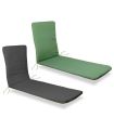 Pack 2 Cojines Tumbona Reversible Verde/Gris |SAYEZ|
