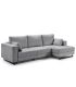 Sofá Chaiselongue 2 Plazas Monit Gris 300 cm Visto Frente Derecha |SAYEZ|