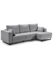Sofá Chaiselongue 2 Plazas Monit Gris 300 cm Visto Frente Derecha |SAYEZ|