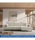 Sofá Chaiselongue 2 Plazas Monit Gris 300 cm Visto Frente Derecha|SAYEZ|