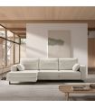 Sofá Chaiselongue 2 Plazas Monit Crema 300 cm Vista Frente Izquierda |SAYEZ|