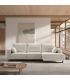 Sofá Chaiselongue 2 Plazas Monit Crema 300 cm Vista Frente Derecha |SAYEZ|