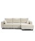Sofá Chaiselongue 2 Plazas Monit Crema 300 cm Vista Frente Derecha |SAYEZ|