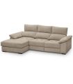 Sofá Chaiselongue 2 Plazas Cario Sand 285 cm Vista Frente Izquierda |SAYEZ|