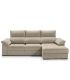 Sofá Chaiselongue 2 Plazas Cario Sand 285 cm Vista Frente Derecha|SAYEZ|