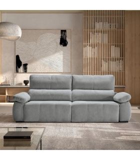 Sofá Lineal XL 2 Plazas Nuke Gris 255 cm Ambiente|SAYEZ|