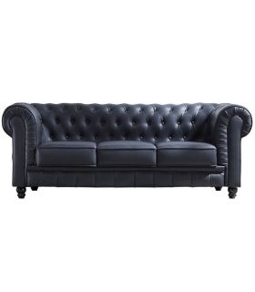 Sofá 3 Plazas Xester Negro 205 cm |SAYEZ|