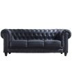 Sofá 3 Plazas Xester Negro 205 cm |SAYEZ|