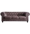 Sofá 3 Plazas Xester Chocolate Envejecido 205 cm |SAYEZ|