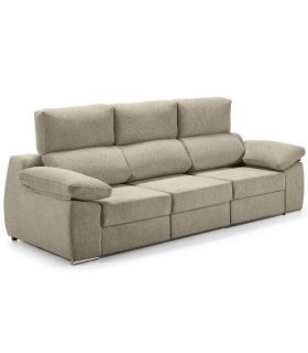 Sofá Lineal 3 Plazas Ventura Beige 255 cm |SAYEZ|