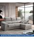 Sofá Chaiselongue Relax 2 Plazas Iura Plomo 240 cm Vista Frente Derecha |SAYEZ|