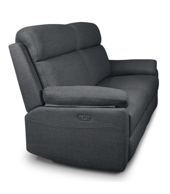 Sofá Lineal 3 Plazas 2 Relax Eléctrico Nyx Marengo 198cm |SAYEZ|