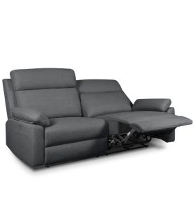 Sofá Lineal 3 Plazas 2 Relax Eléctrico Nyx Marengo 198cm |SAYEZ|