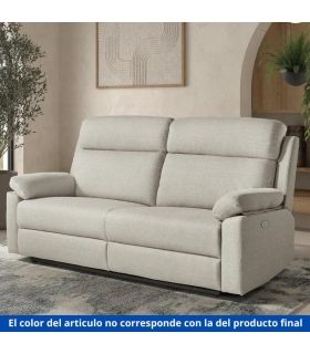 Sofá Lineal 3 Plazas 2 Relax Eléctrico Nyx Marengo 198cm |SAYEZ|