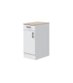 Conjunto Muebles Cocina 400 cm NOVA, Mueble Bajo 1 puerta 1 cajón | SAYEZ |