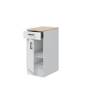 Conjunto Muebles Cocina 400 cm NOVA,  Mueble Bajo 1 puerta 1 cajón | SAYEZ |