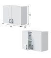 Conjunto Muebles Cocina 400 cm NOVA,  Mueble de Colgar 2 puertas, Medidas | SAYEZ |