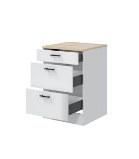 Conjunto Muebles Cocina 400 cm NOVA,  Mueble BAJO 3 cajones | SAYEZ |