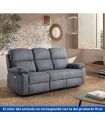 Sofá Lineal 3 Plazas 2 Relax Eléctrico Beige Ambar |SAYEZ|