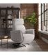 Sillón Relax Giratorio 360º Eléctrico Bella Gris Claro |SAYEZ|