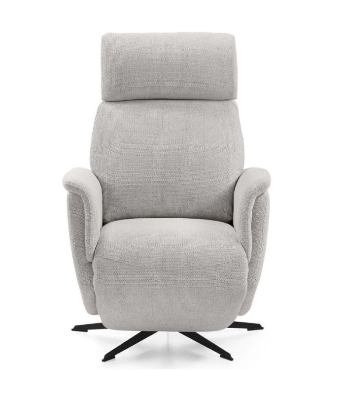 Sillón Relax Giratorio 360º Eléctrico Bella Gris Claro |SAYEZ|