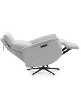 Sillón Relax Giratorio 360º Eléctrico Bella Gris Claro |SAYEZ|