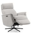 Sillón Relax Giratorio 360º Eléctrico Bella Gris Claro |SAYEZ|