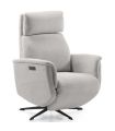 Sillón Relax Giratorio 360º Eléctrico Bella Gris Claro |SAYEZ|