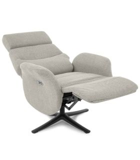 Sillón Relax Giratorio 360º Eléctrico Odena  Beige |SAYEZ|
