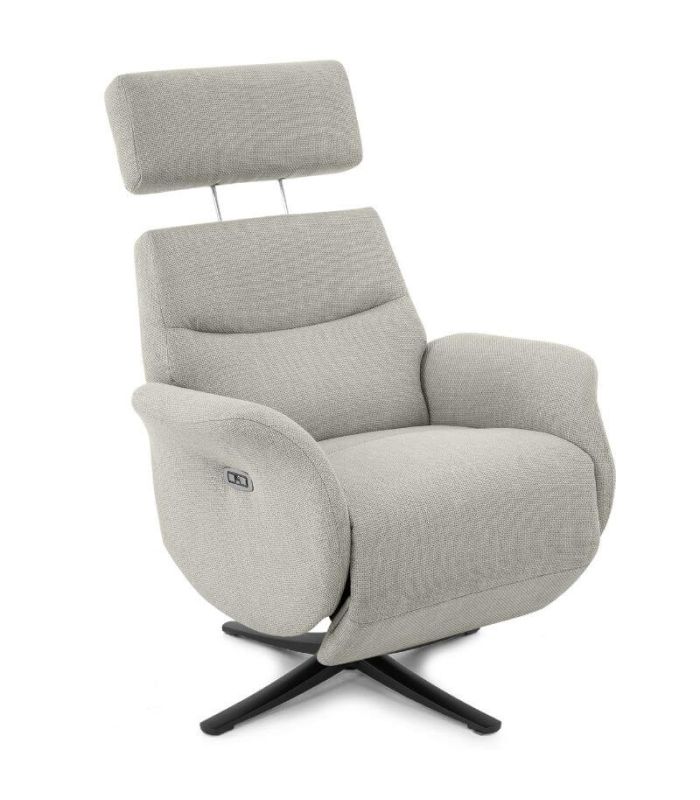 Sillón Relax Giratorio 360º Eléctrico Odena Beige |SAYEZ|