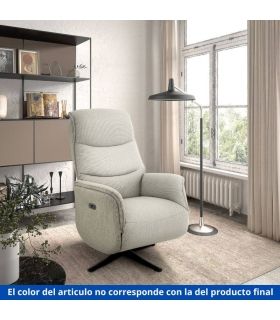 Sillón Relax Giratorio 360º Eléctrico Calma Marengo |SAYEZ|