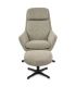 Sillón Giratorio 360º con Reposapiés Picra visón|SAYEZ|