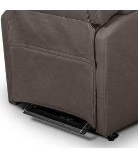 Sillón Relax Power-Lift Eléctrico con Carro de Desplazamiento Bega Taupe |SAYEZ|