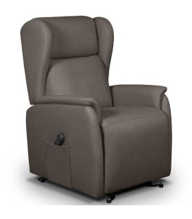 Sillón Relax Power-Lift Eléctrico con Carro de Desplazamiento Bega Taupe |SAYEZ|