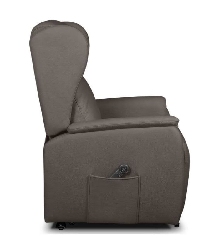 Sillón Relax Power-Lift Eléctrico con Carro de Desplazamiento Bega Taupe |SAYEZ|