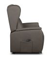 Sillón Relax Power-Lift Eléctrico con Carro de Desplazamiento Bega Taupe |SAYEZ|
