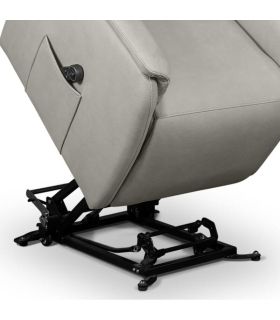 Sillón Relax Power-Lift Eléctrico con Carro de Desplazamiento Bega Gris Claro |SAYEZ|