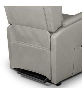 Sillón Relax Power-Lift Eléctrico con Carro de Desplazamiento Bega Gris Claro |SAYEZ|
