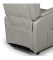 Sillón Relax Power-Lift Eléctrico con Carro de Desplazamiento Bega Gris Claro |SAYEZ|