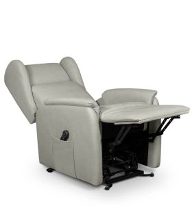 Sillón Relax Power-Lift Eléctrico con Carro de Desplazamiento Bega Gris Claro |SAYEZ|