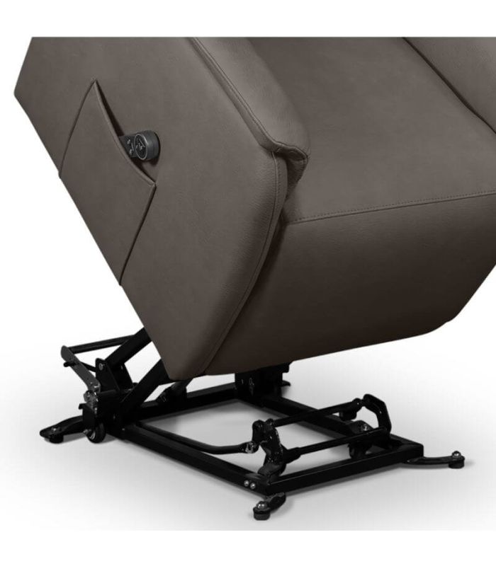 Sillón Relax Power-Lift Eléctrico con Carro de Desplazamiento Bega Taupe |SAYEZ|