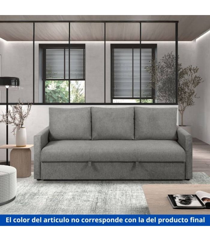 Sofá Cama Nido 3 Plazas Sona Biege 210cm |SAYEZ|