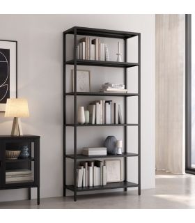 Estantería Metálica Titania Negro 80x185cm |SAYEZ|